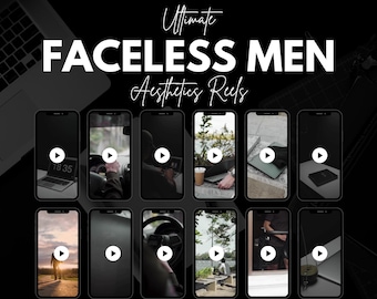 MRR Gesichtslose Videos Mann Gesichtslose Männer Rollen Luxus Rollen Gesichtslose Männer Videos Faceless Marketing Instagram Rollen PLR Video Master Resell Right