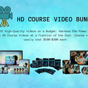 50+ Video Course PLR Bundle Commercial Use - Videos Courses MP4 Video plr course plr bundle ready to sell plr video course bundle private label rights video course video course reseller resell rights digital marketing seo