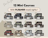 Digital Marketing Course Bundle MRR PLR Resell Rights Instagram Courses Digital Business,PLR Digital Product Make Money Online Audio Courses