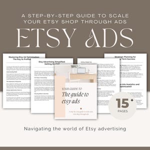 PLR / Resell Etsy Ads Guides for Commercial Use, Master Resell Rights Ebook Digital Marketing MRR Template Resell rights, Plr eBook template