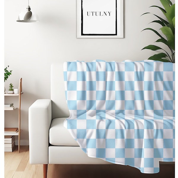 Checkered Blanket Etsy