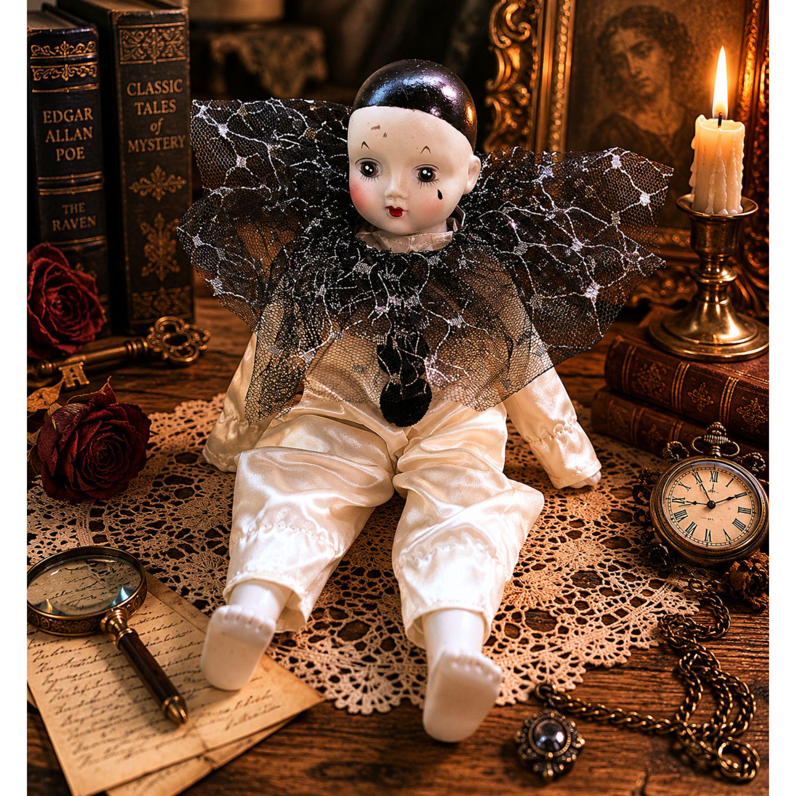 Vintage porcelain pierrot - Etsy 日本