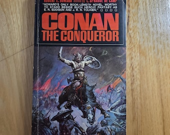 Edizione tascabile vintage - Conan il Conquistatore - Robert E Howard L Sprague de Camp Lancer - 1968 Avventura fantasy