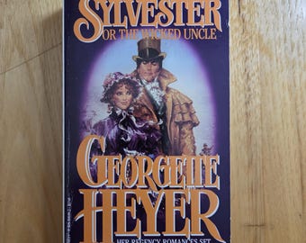 Vintage Paperback Sylvester or the Wicked Uncle Georgette Heyer 1988 Berkley Regency Romance