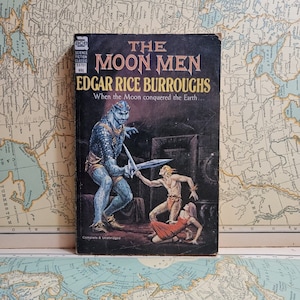 Vintage Paperback The Moon Men by Edgar Rice Burroughs ACE Science Fiction Classic 53751 Sci-fi