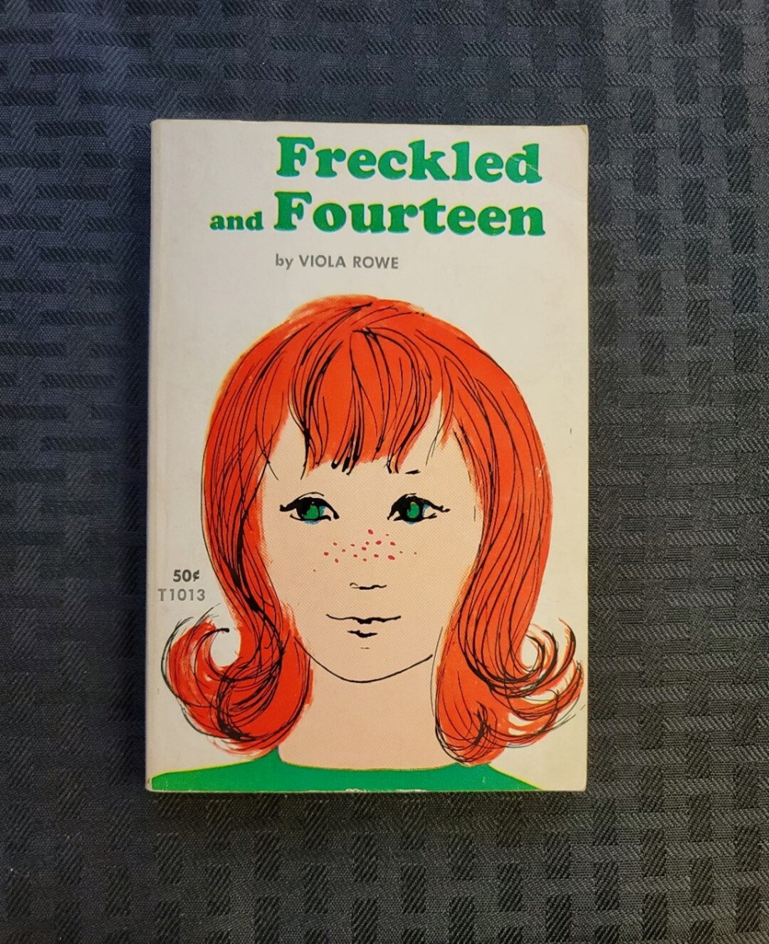 Vintage Paperback Freckled and Fourteen by Viola Rowe 1968 Scholastic