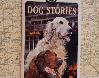 Vintage Paperback - Dog Stories - edited by David Thomas and published by Pocket Books, Inc - A Lantern Pocket Book 1964 1st printing