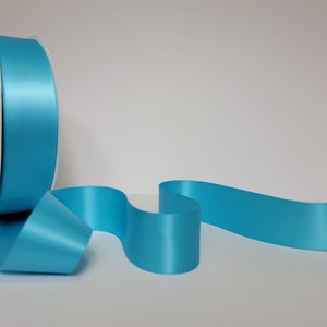 Misty Turquoise - Double Face Satin Ribbon 1.5&quot;