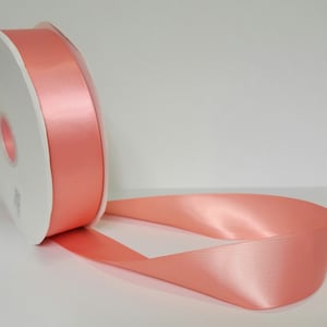 Lt. Coral - Double Face Satin Ribbon 1.5&quot;