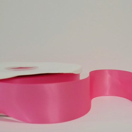 Hot Pink Double Face Satin Ribbon Choose Width / Length - Etsy