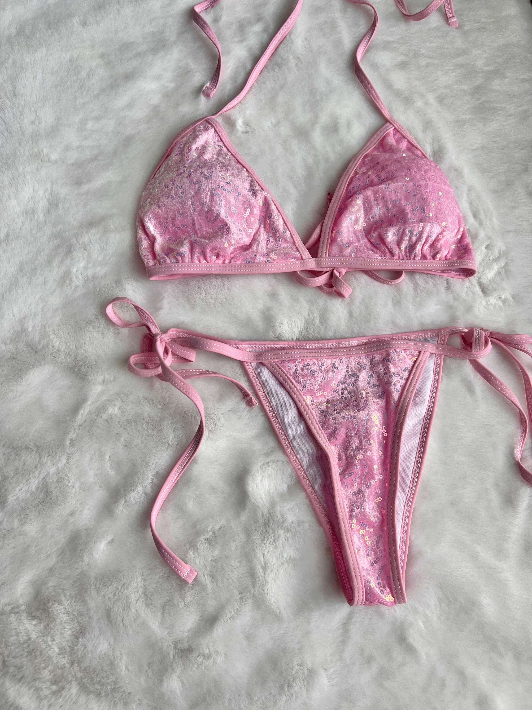 Pink Push up Bikini -  Canada