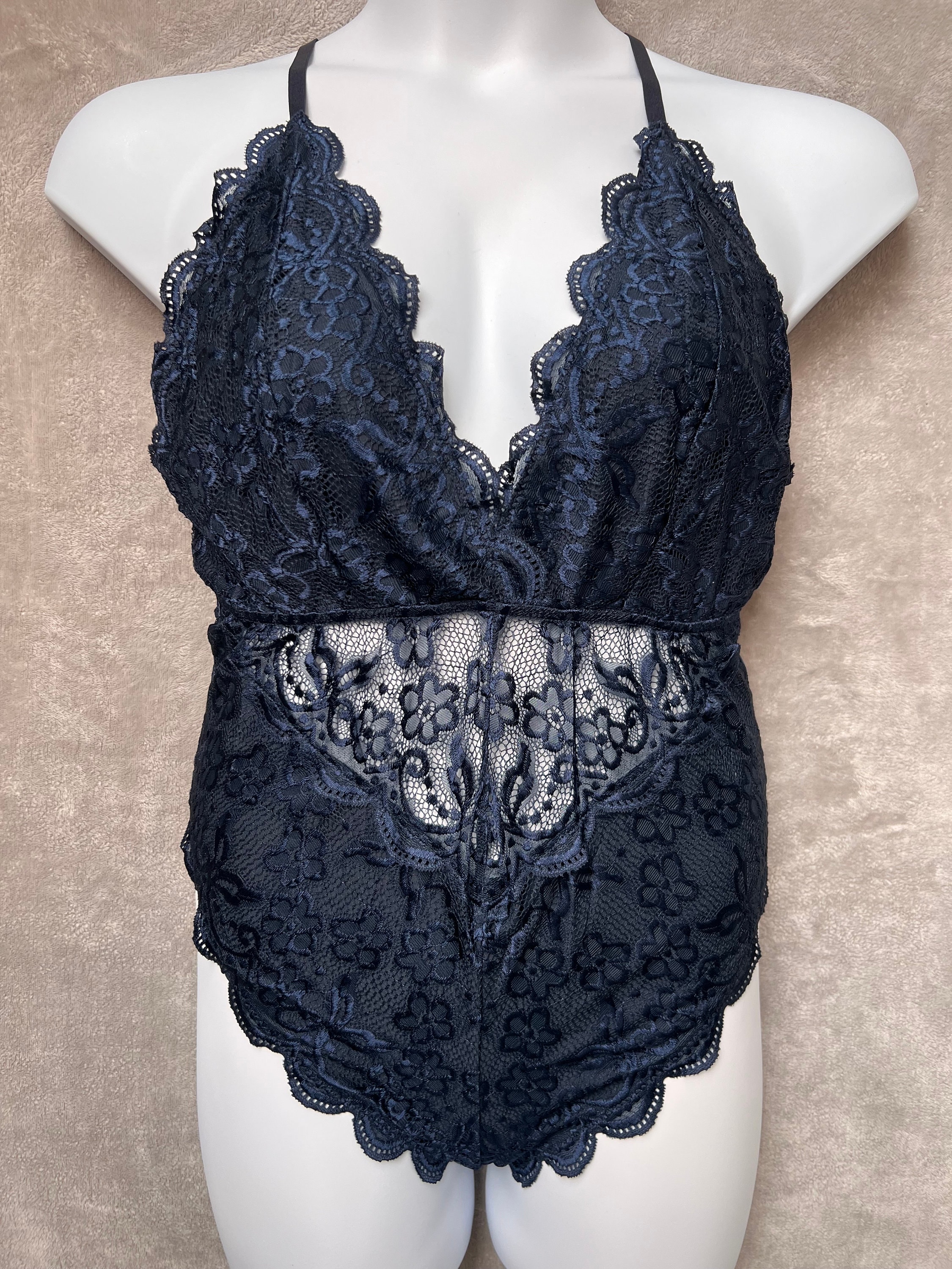 Buy Plus Size Lace Bodysuit Online In India -  India