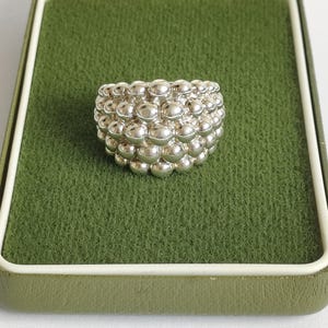 Links of London Effervescent Bubble Ring Sterling Silber Gr. O, 18g
