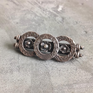 Robert James Chaplin 925 Sterling Silver Brooch, London 1898, 6.5g