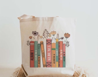 Personalized Book Bag, Custom Books Tote Bag, Library Bag, Book Lover Bag, Birthday gift, Summer Reading Book Bag
