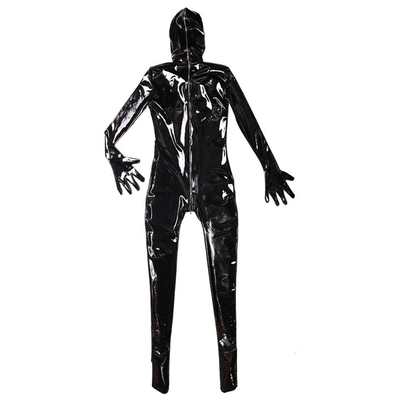 Latex Catsuit Gimp Full Bodysuit Role Play Costume Dominatrix Etsy UK