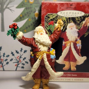 1998 Merry Olde Santa Christmas Vintage Hallmark Keepsake Tree Ornament