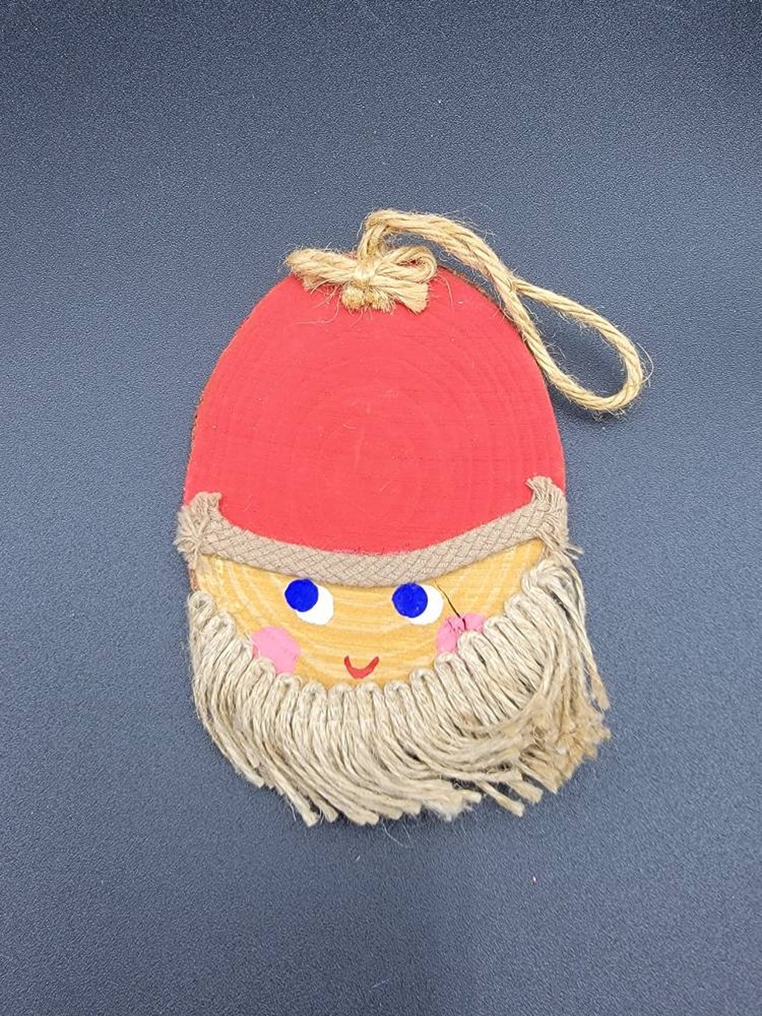 Wooden Santa Christmas Tree Ornaments