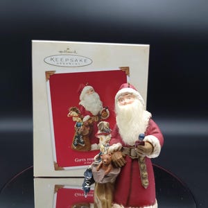 2003 Gifts For Everyone Santa ornament Christmas Vintage Hallmark Keepsake Tree Ornament