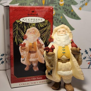 1997 Merry Olde Santa Christmas Vintage Hallmark Keepsake Tree Ornament
