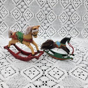 Vintage Rocking Horse - Select from List - Christmas Tree Ornament