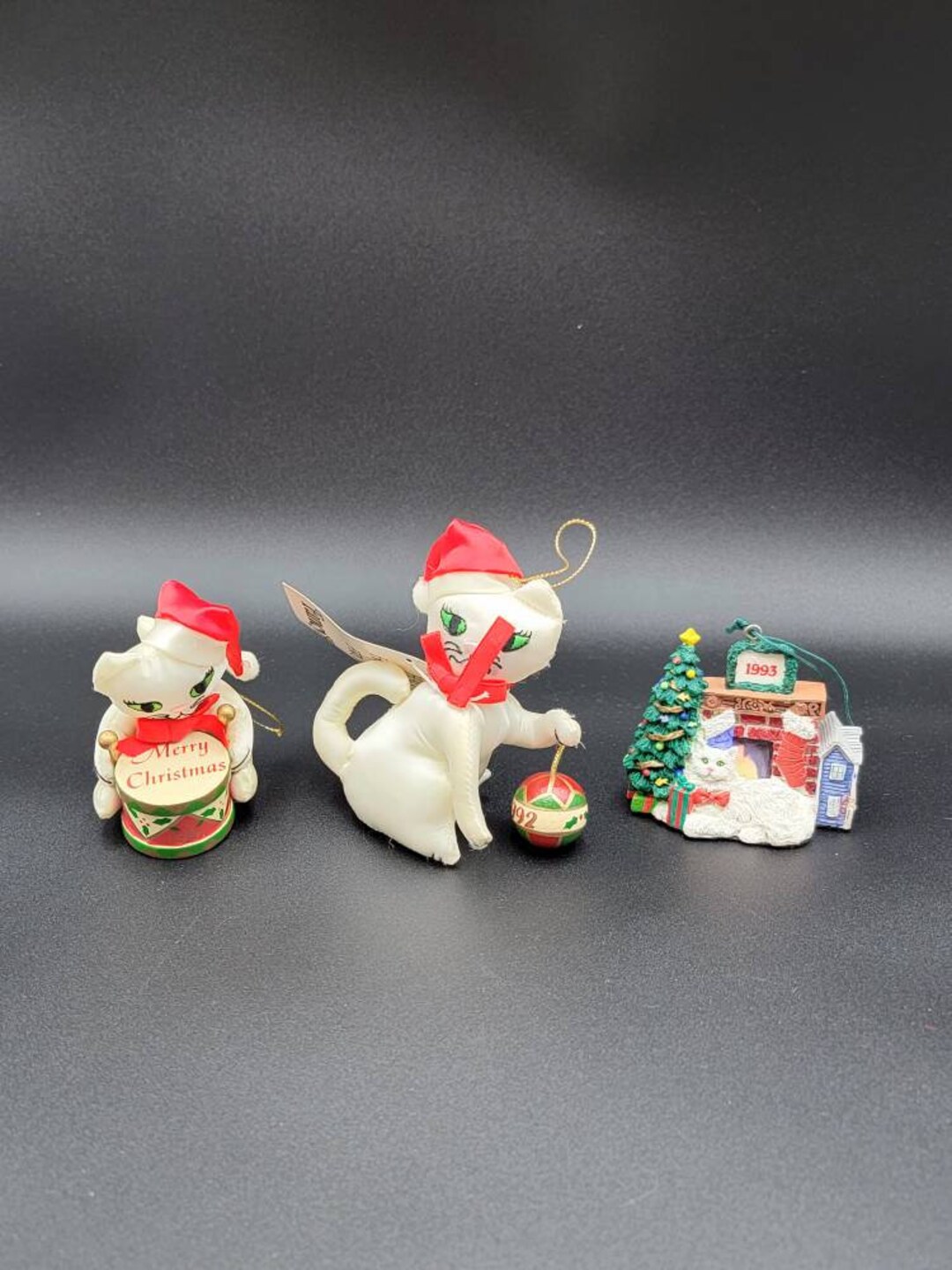 Fancy Feast Ornament Select From List 1991 to 1993 Cat Christmas