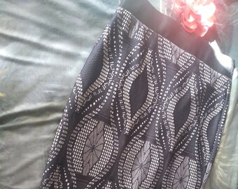 Pencil Skirt Black Lace Crochet Look by Maurices