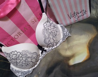 Victoria's Secret Dream Angels Light Pink Gold Metallic Push Up