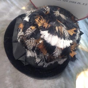 Feather Cloche Hat - Etsy display picture 1