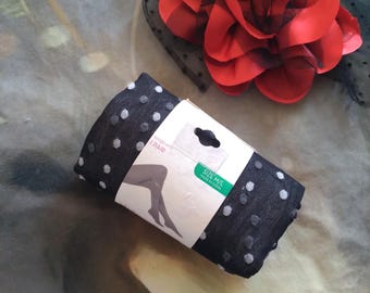 Polkadot Tights Black M/L by Xhilaration New in Package