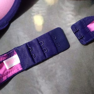 34C Victoria's Secret PINK Push Up Bra Pink Purple VS PINK Bra bild 4
