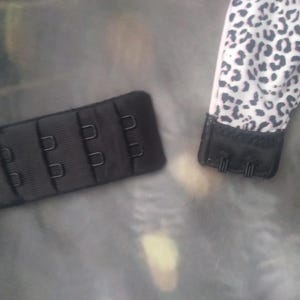 36B Victoria's Secret Body By Victoria Lined Demi Pink Cheetah Leopard VS Bra image 5