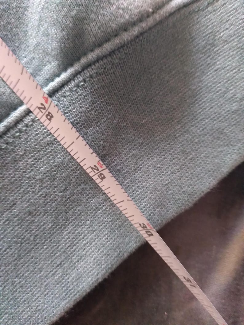 Sudadera con capucha Carhartt XL de corte holgado, color verde, mezcla de algodón y polar, con logotipo imagen 5