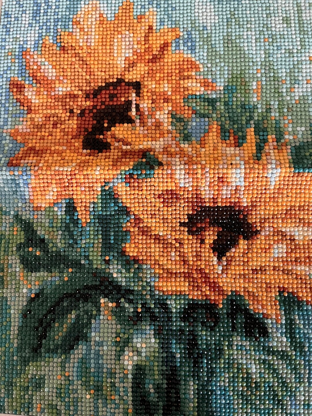 Sunflower Diamond Art Etsy