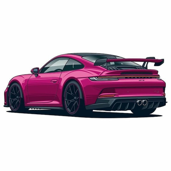 Porsche 911 GT3 RS ポルシェ キャンバスアート 絵画 GC-318ポルシェ911-GT3/RS限定版画 直筆サイン額装○作家 平右ヱ