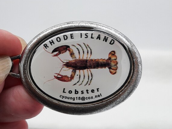 Vintage Rhode Island Lobster Keychain, circa 1990s - image 2