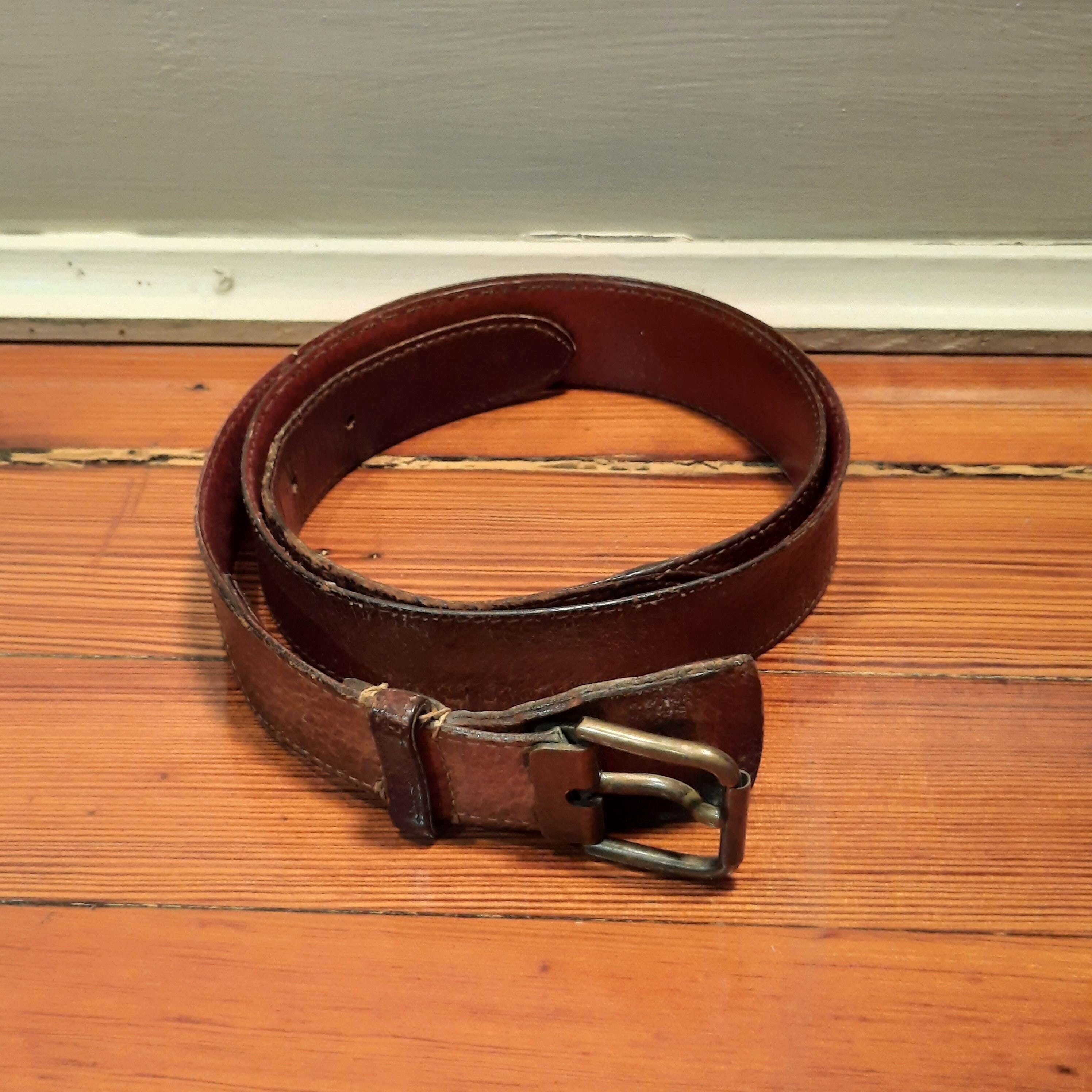 Custom Black & White Python Belt \