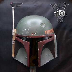 Star Wars Book of Boba Fett 1:1 Fiberglass Helmet