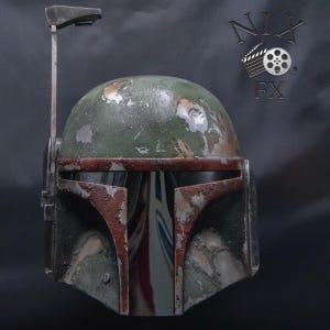 Casco de fibra de vidrio 1:1 basado en Boba Fett de Star Wars basado en el modelo posterior a Sarlacc