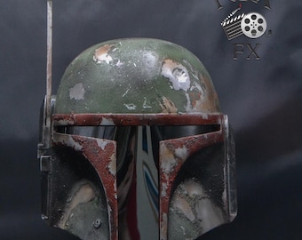 Star Wars Boba Fett Based on Post Sarlacc 1:1 Fiberglass Helmet