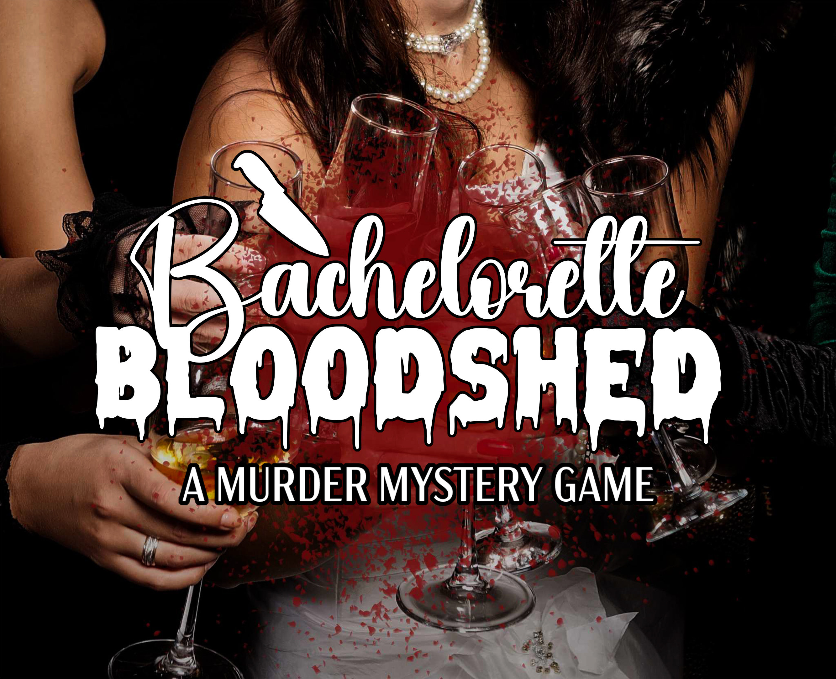 Bachelorette Bloodshed Murder Mystery DIGITAL DOWNLOAD Game (7-20 Guests)