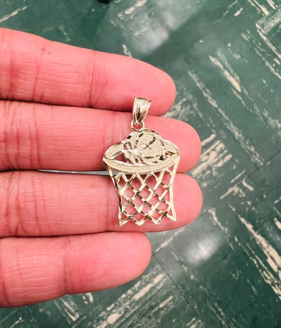 Basketball gold deals pendant