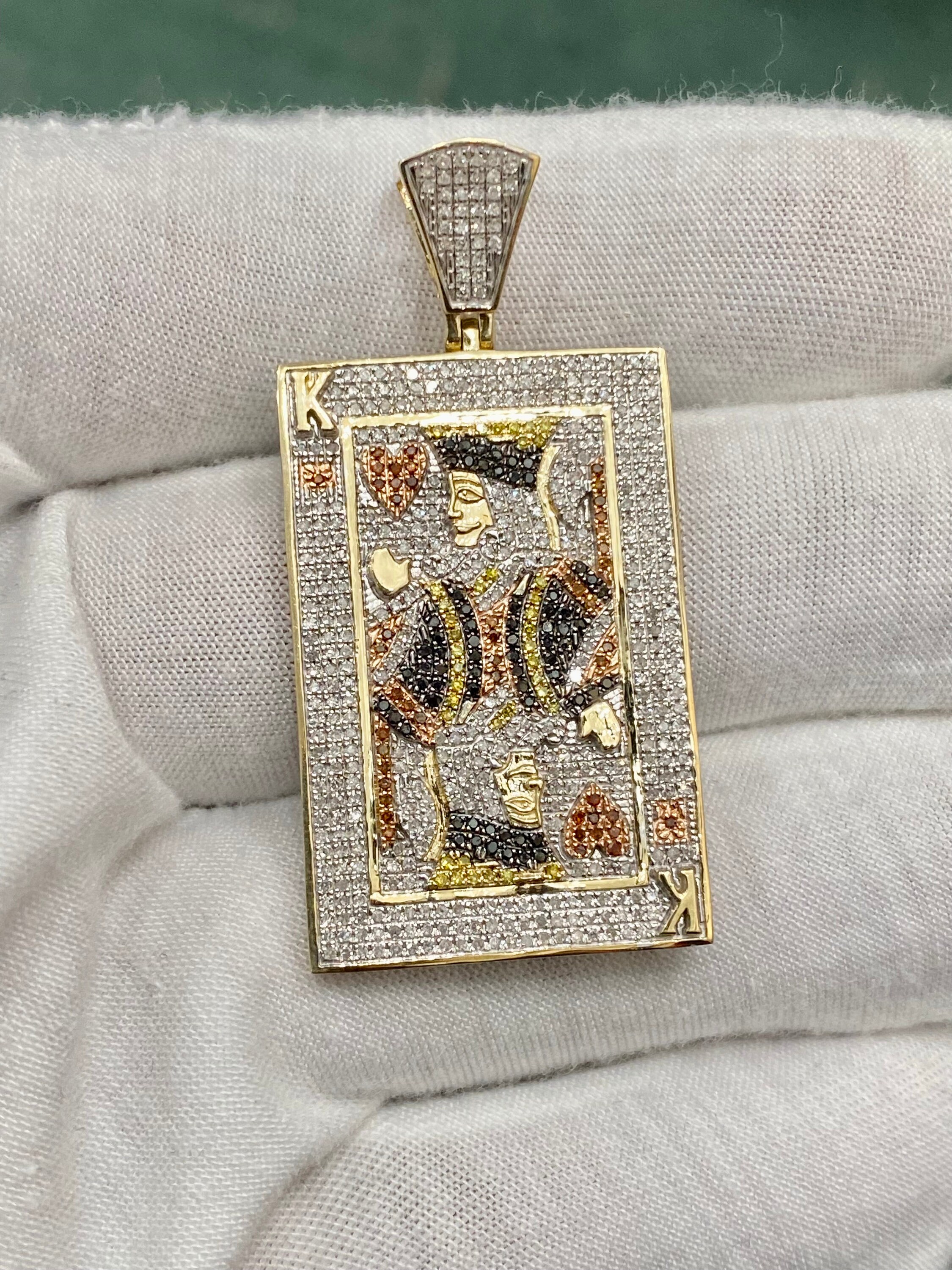 King sale card pendant
