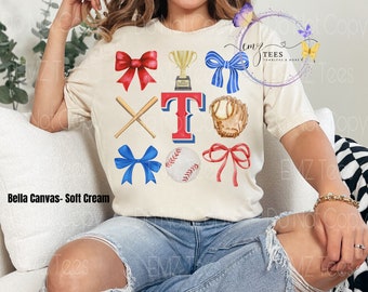 Texas Rangers Kokette T-Shirt | Bella Canvas Tee