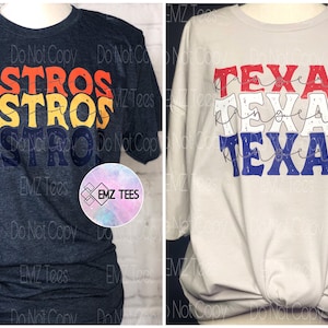 Texas Rangers | Houston Astros | Baseball | Texas Teams | Inspired | Sports | T-shirts | Take Me Out To The Ballpark | Hey Batter Batter