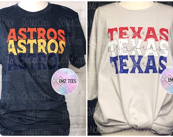 Texas Rangers | Houston Astros | Baseball | Texas-Teams | Inspiriert | Sport | T-Shirts | Bring mich ins Baseballstadion | Hey Batter Batter