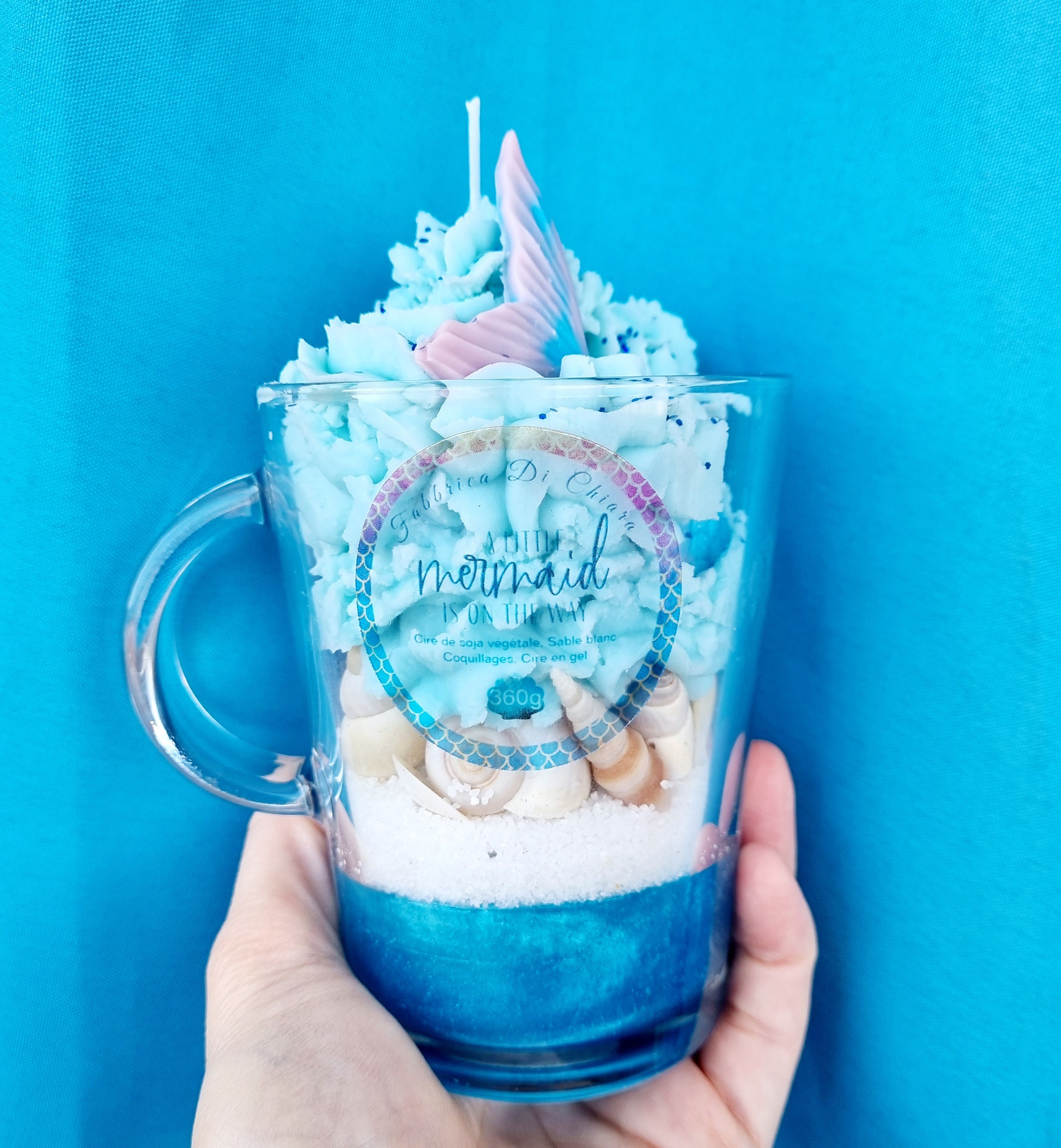 Bougie Coquillages & Sirène