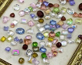 DIY Crystal Rhinestone Collection Variety of Colors and Shapes for Creative Projects & Nail Design
