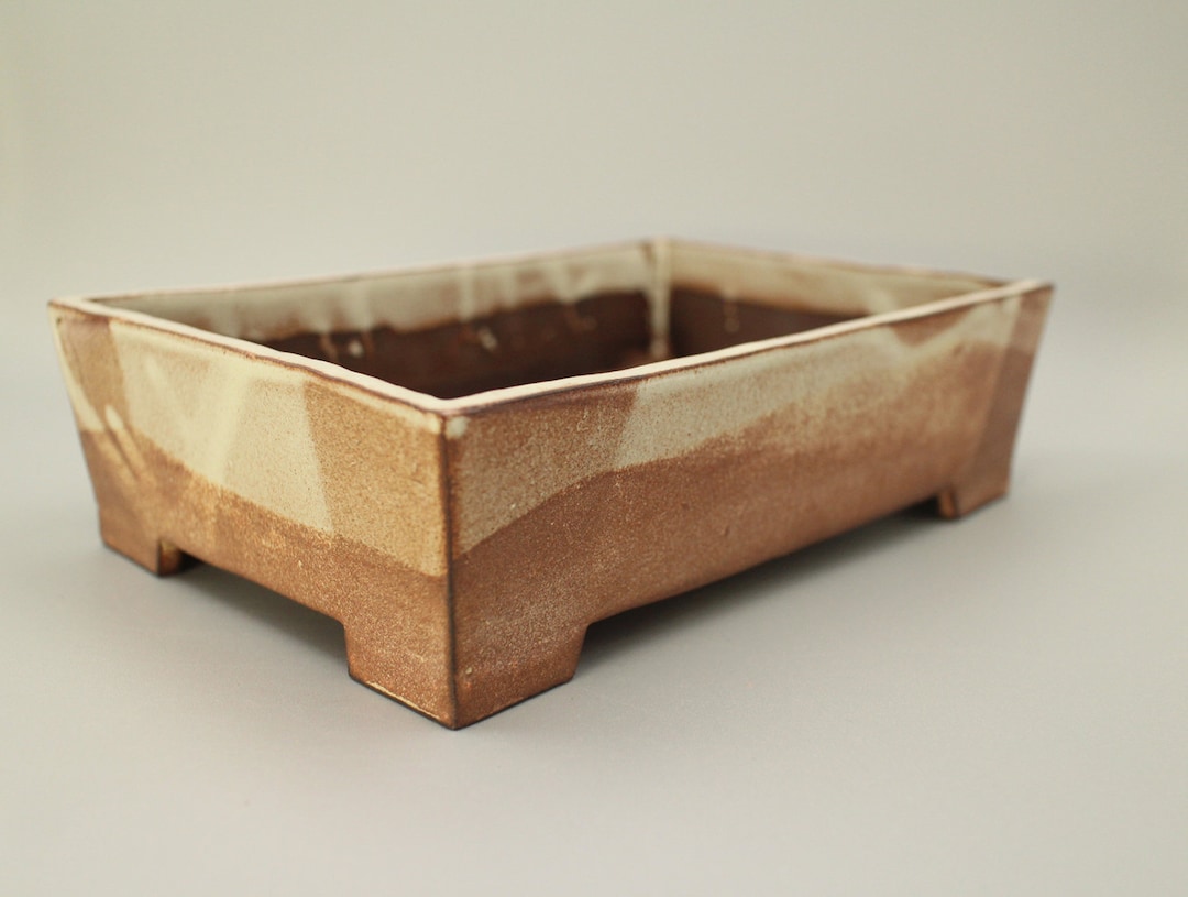 Modern Rectangular Bonsai Pot Etsy