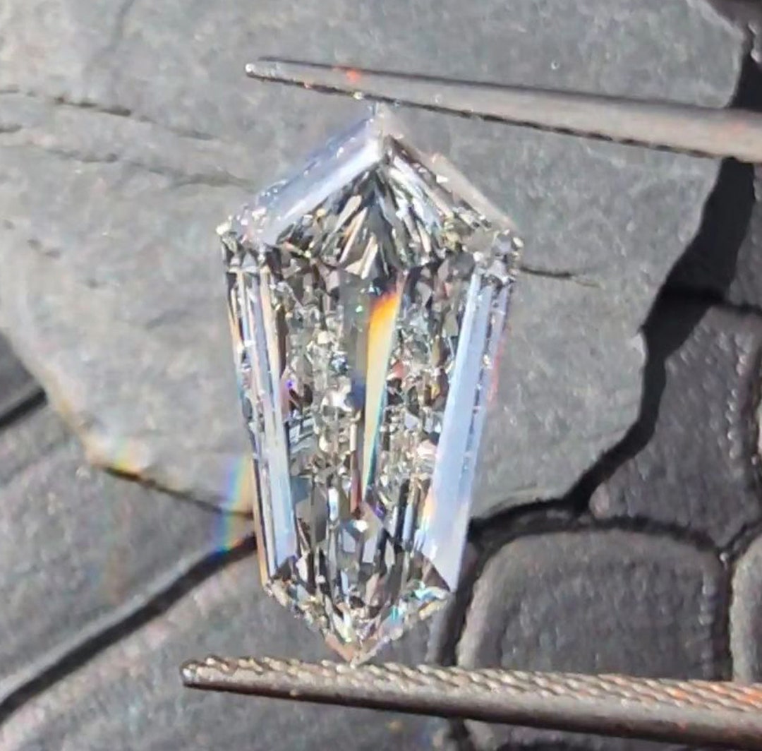 Kite Shape Lab Grown Diamond Custom Cut Lab Grown Diamond Etsy
